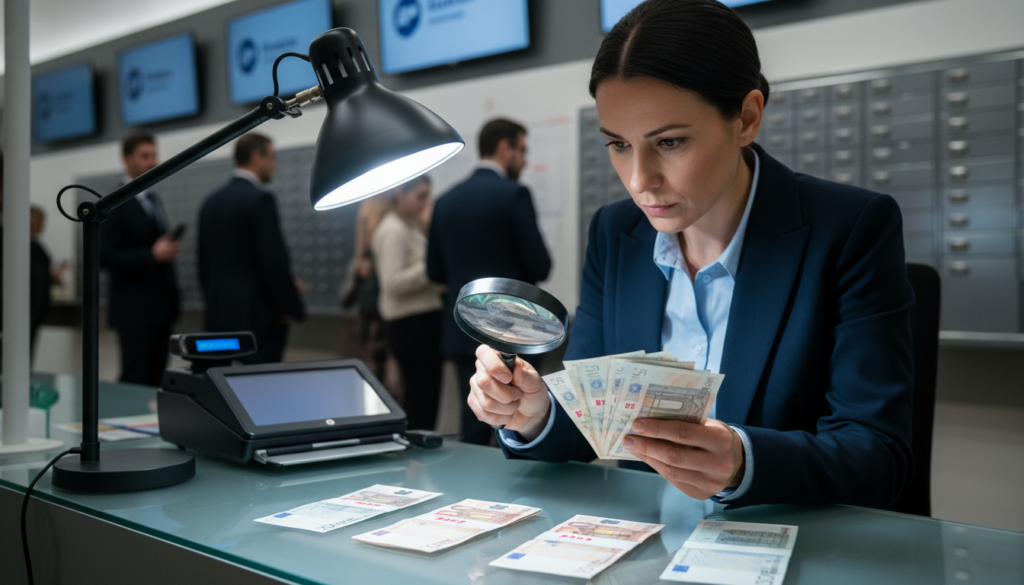 detectar billetes falsos